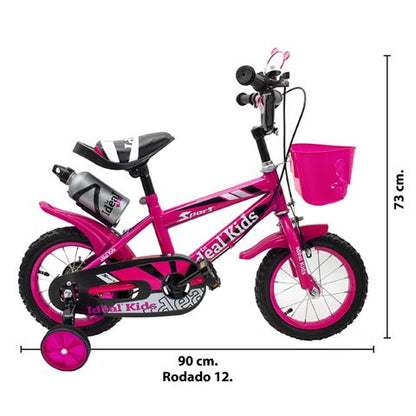 Bicicleta Rodado 12 con Accesorios Incluidos - Ideal para Niños y Niñas