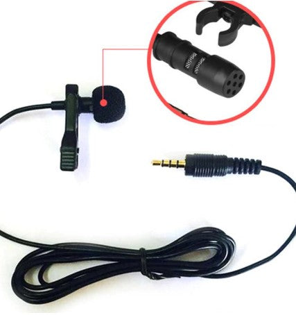 Micrófono de Solapa con Conector 3.5mm - Ideal para Grabaciones Profesionales y Videollamadas