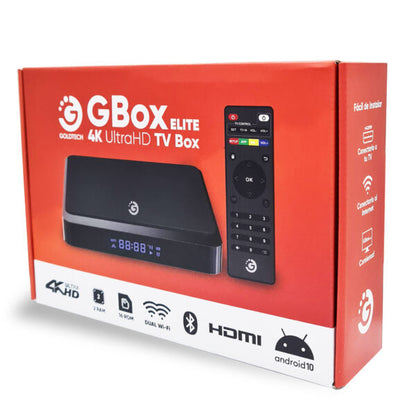 TV BOX GOLDTECH MAX 32/4GB 4K BT DUAL WIFI